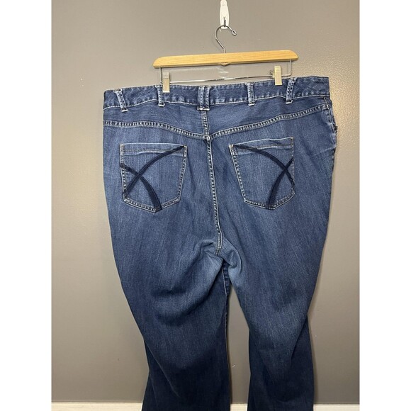 Lane Bryant Jeans Womens 24 Plus Average Blue Distinctly Boot Bootcut Stretch - Picture 6 of 10